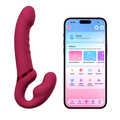 Lapis - App-controlled Dual-ended Vibrating Strapless Strap-on