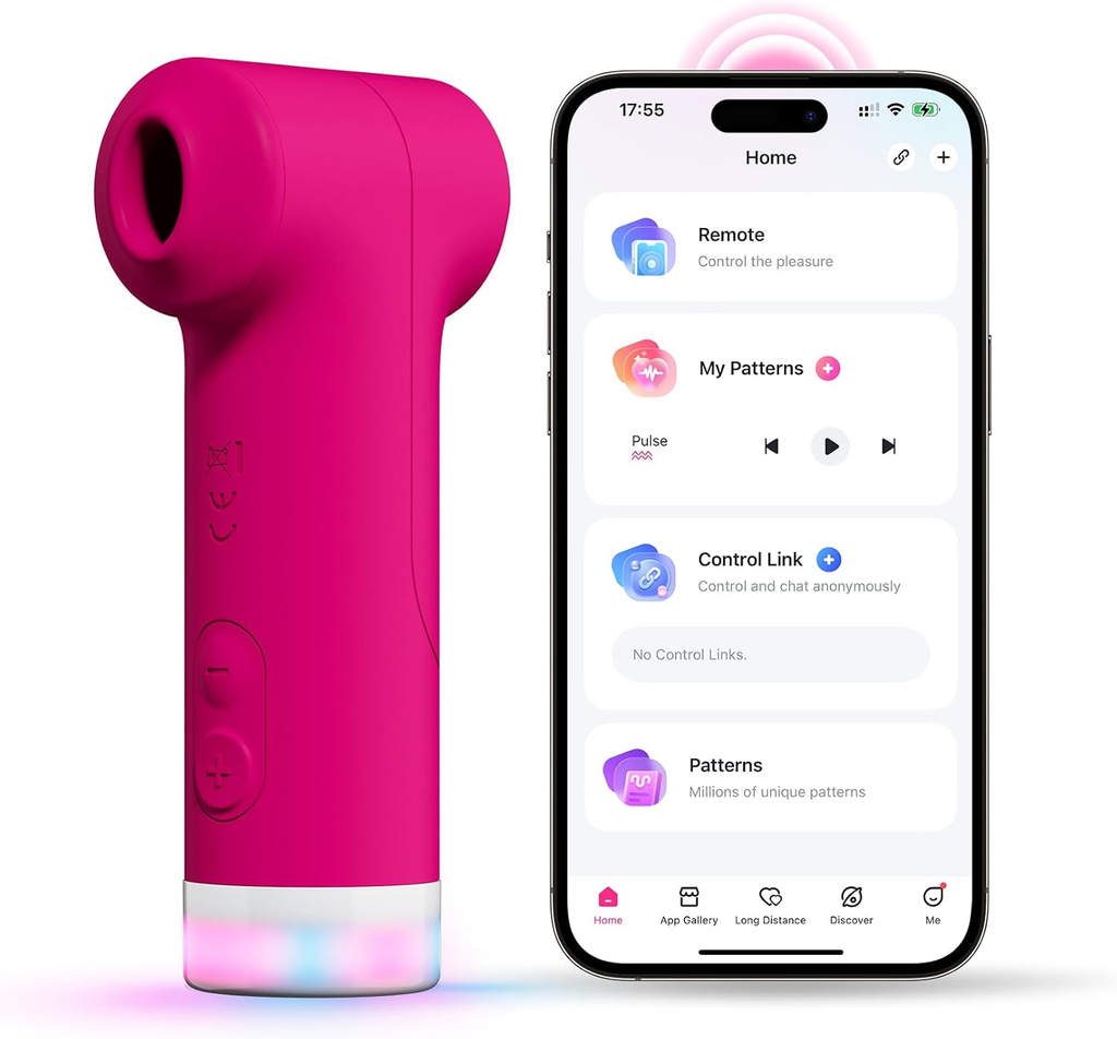 Fizz - Dual-Head Customizable Clitoral Vibrator With Oral-Like Suction & Tapping