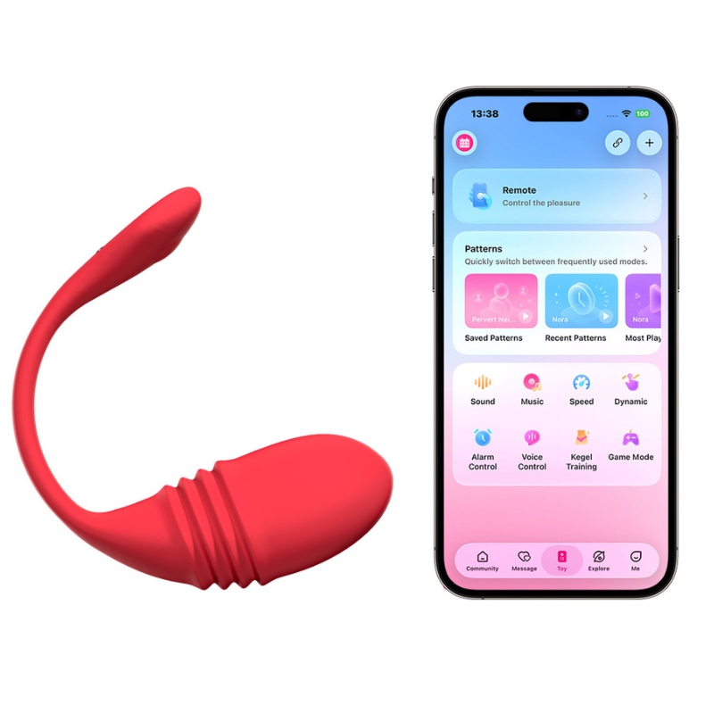 Vulse - App-Controlled Hands-Free Thrusting Egg Vibrator