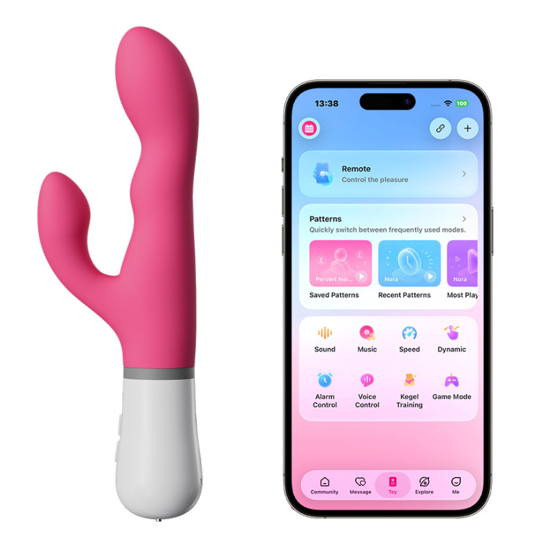 Nora - Bluetooth Remote Control Rabbit Vibrator